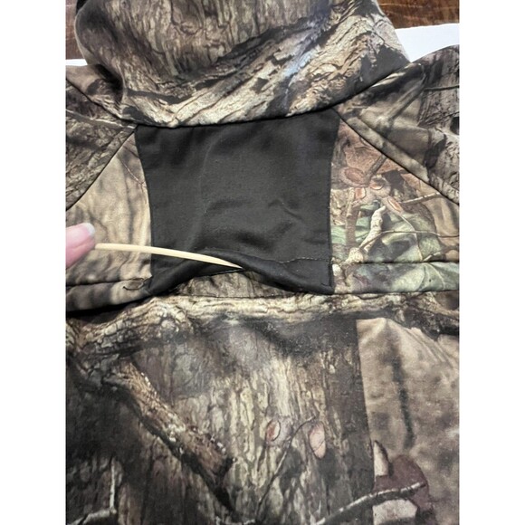 Mossy Oak Jacket Coat Break Up Infinity Camouflage Front Zip Sz L 42-44 - Picture 5 of 11